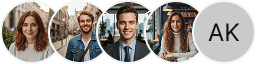 Multiple investor profile avatars on Phuong Kim Loc trading review block